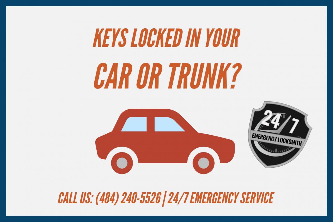 Keys Locked in your Car Or Trunk in the Lehigh Valley?