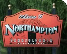northampton pa welcome sign