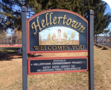 hellertown pa welcome sign