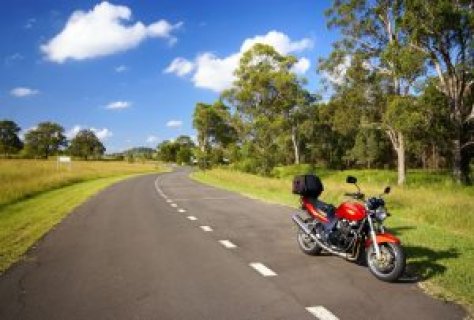 motorcycle on road