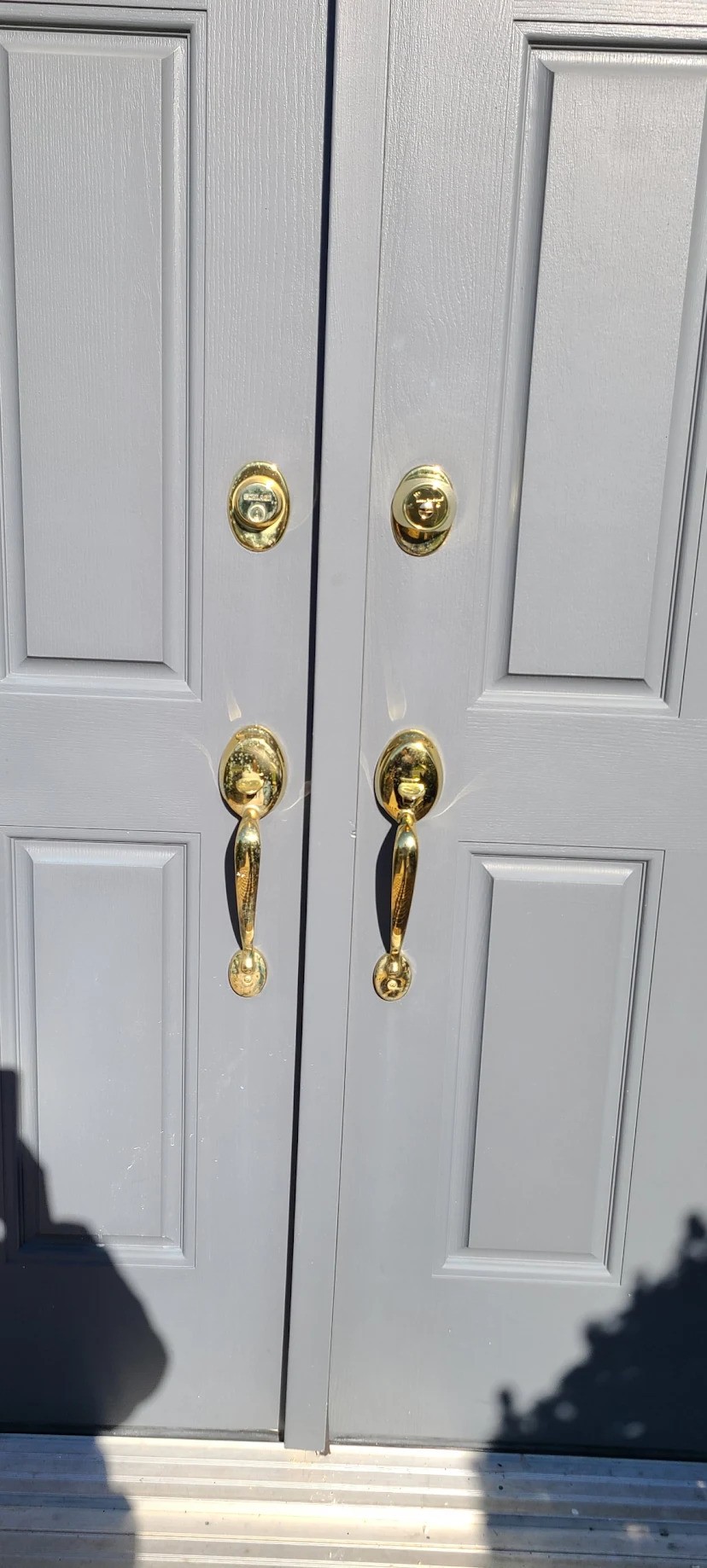 Residential Door Handles with Deadbolt Locks