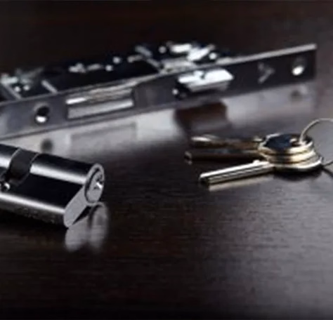 a locking mechanism sitting on a table