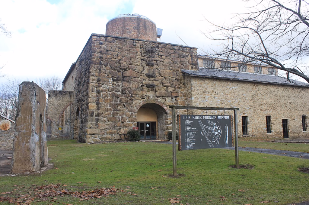 Lock Ridge Furnace complex in Alburtis, Pennsylvania