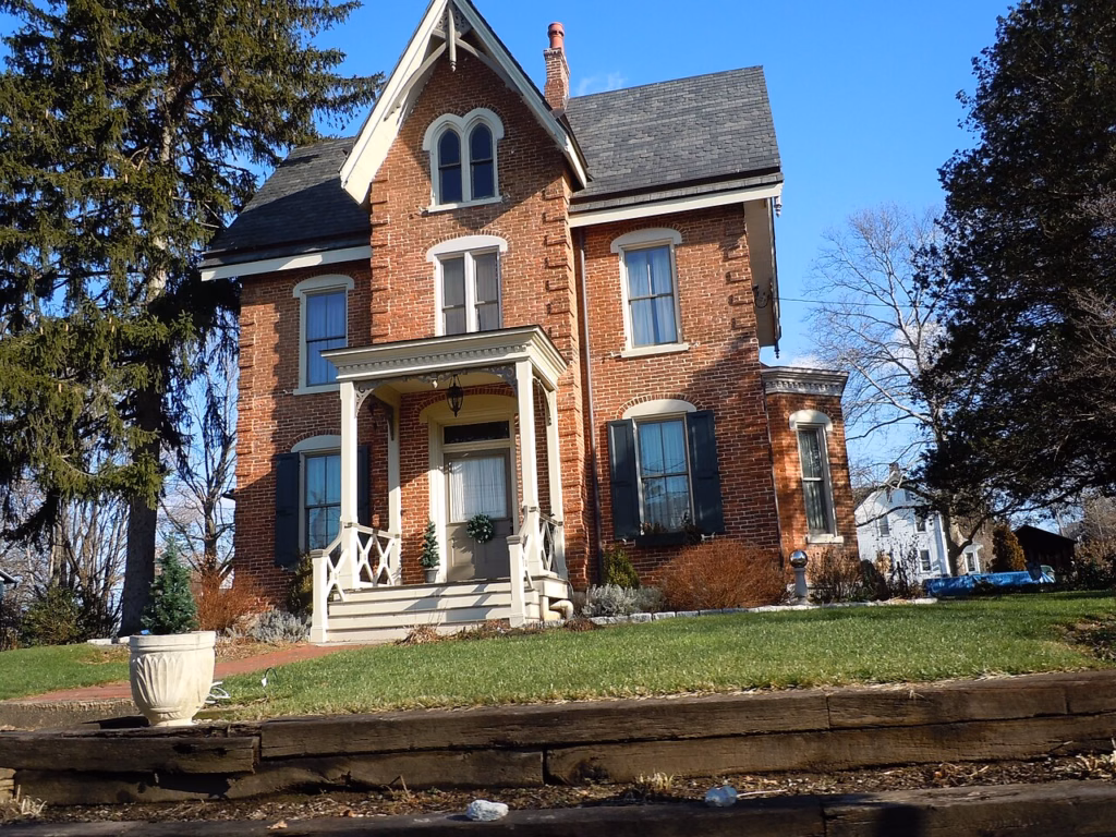 Historic district house in Coopersburg, Pennsylvania