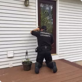 locksmith picking lock